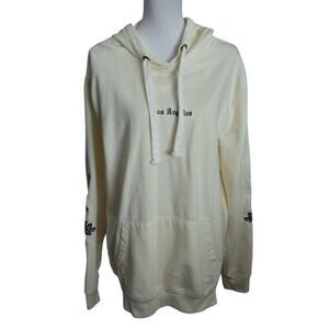 BLIND ROOSTER IVORY & BLACK HOODIE SZ.XL EUC.